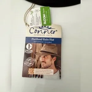 Conner Handmade Hats Portland Waxed Cotton Rain Hat M